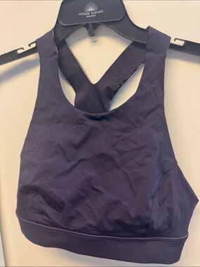 lululemon athletica High-Neck Sports Bra in Dark Navy